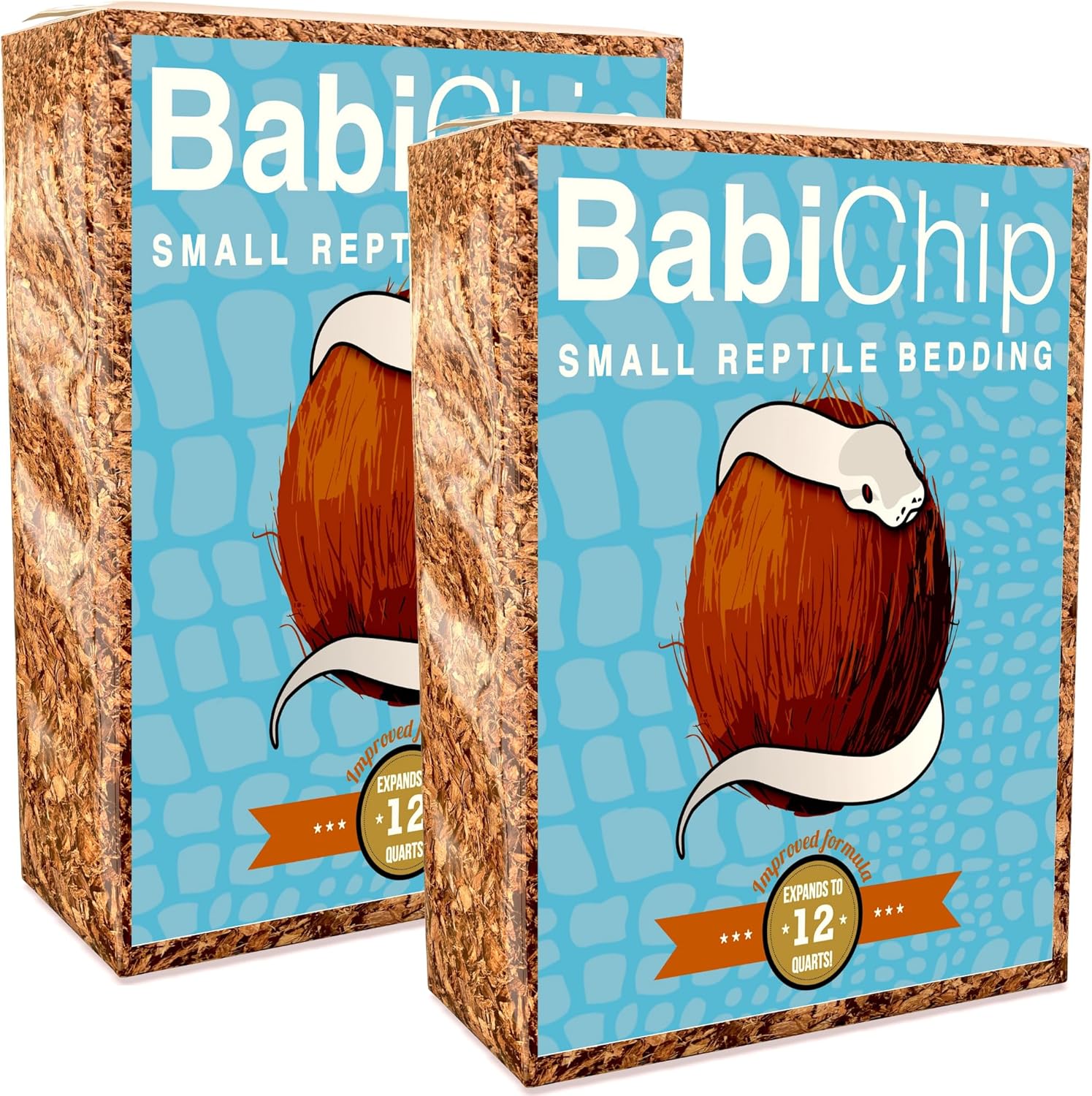 BabiChip Coconut Chip Substrate for Reptiles - Eco-Friendly Bedding
