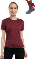 Merino Wool T Shirt Women - Lightweight 100% Merino Tee