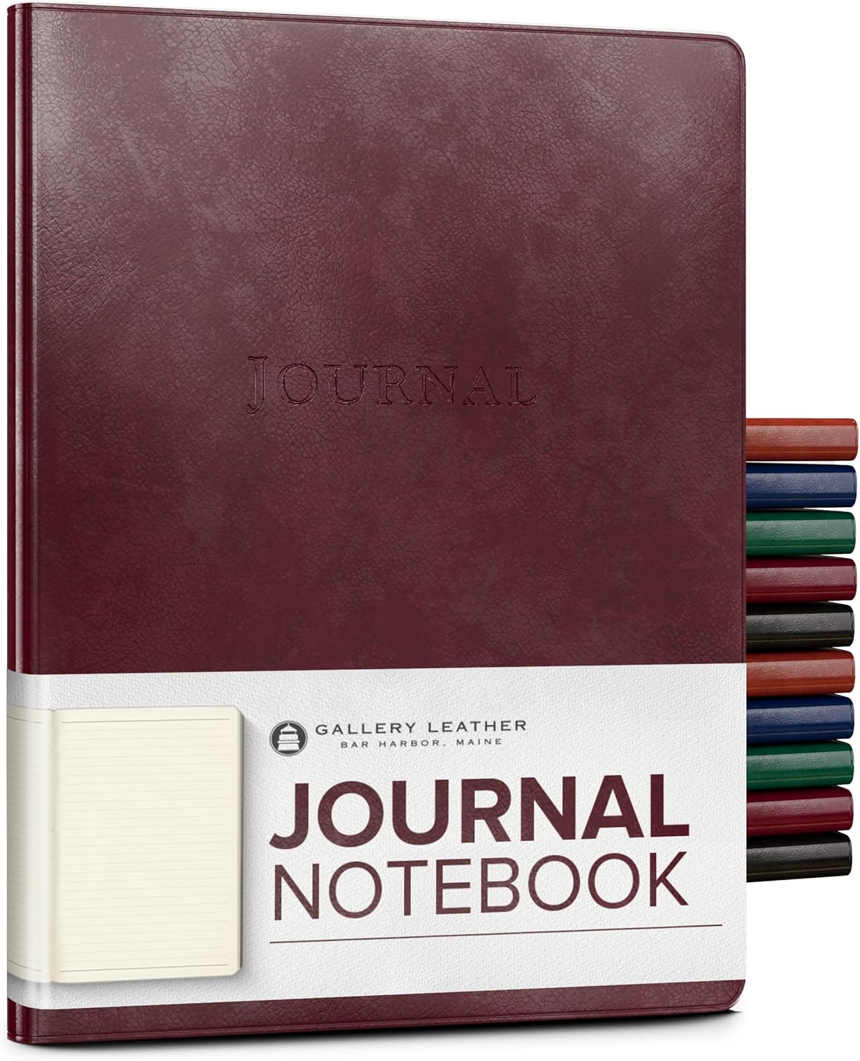 Gallery Leather Journal - Elegant Writing Notebook for Thoughts