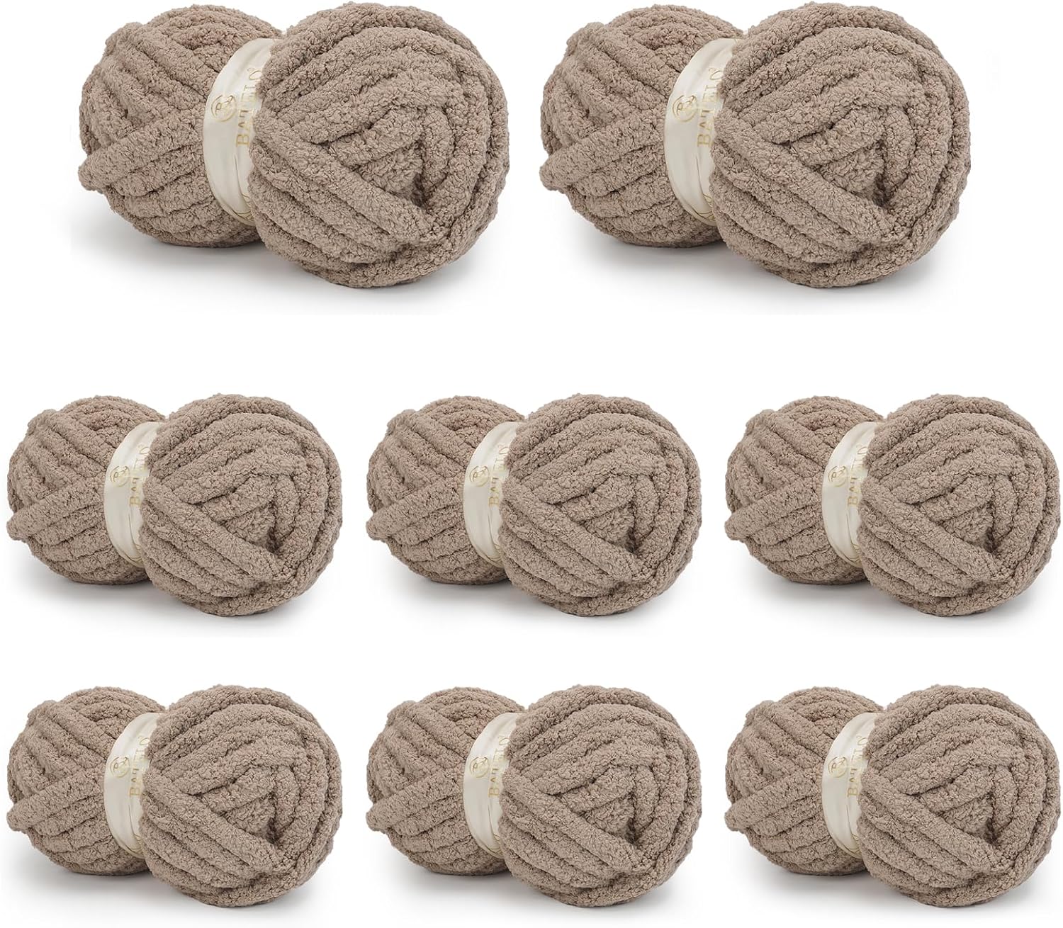 Chunky Yarn for Hand Knitting - Soft Fluffy Chenille Yarn