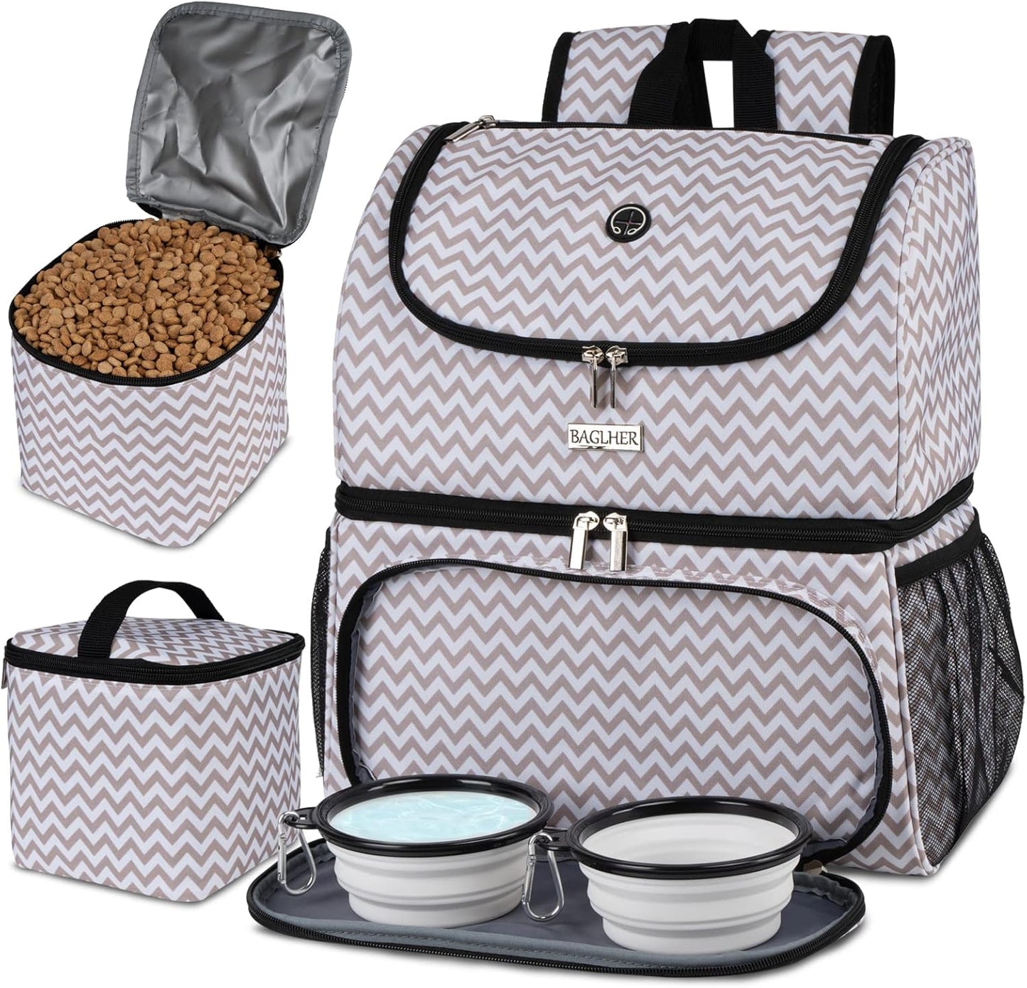 BAGLHER Pet Travel Bag: Durable Double-Layer Backpack for Pets