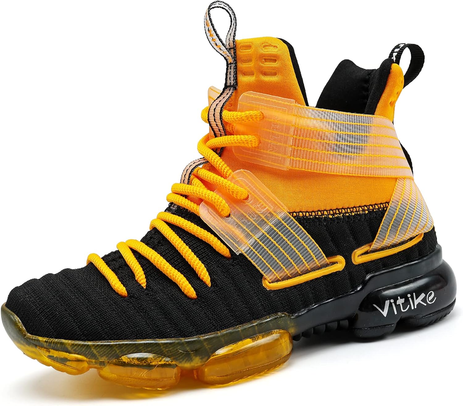 JMFCHI Kids Basketball Shoes High-Top Sneakers for Active Kids