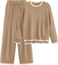 PRETTYGARDEN Women's 2 Piece Knit Sweater Outfit for Comfort