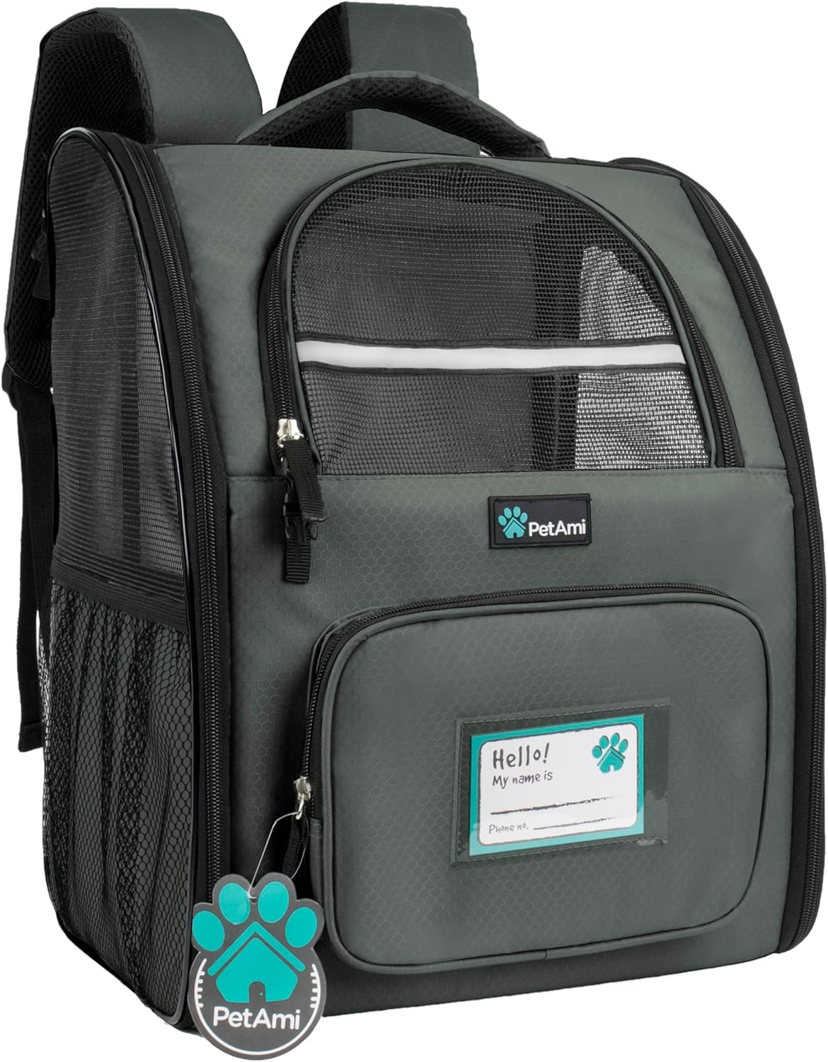 PetAmi Dog Backpack Carrier for Small Large Cats and Dogs