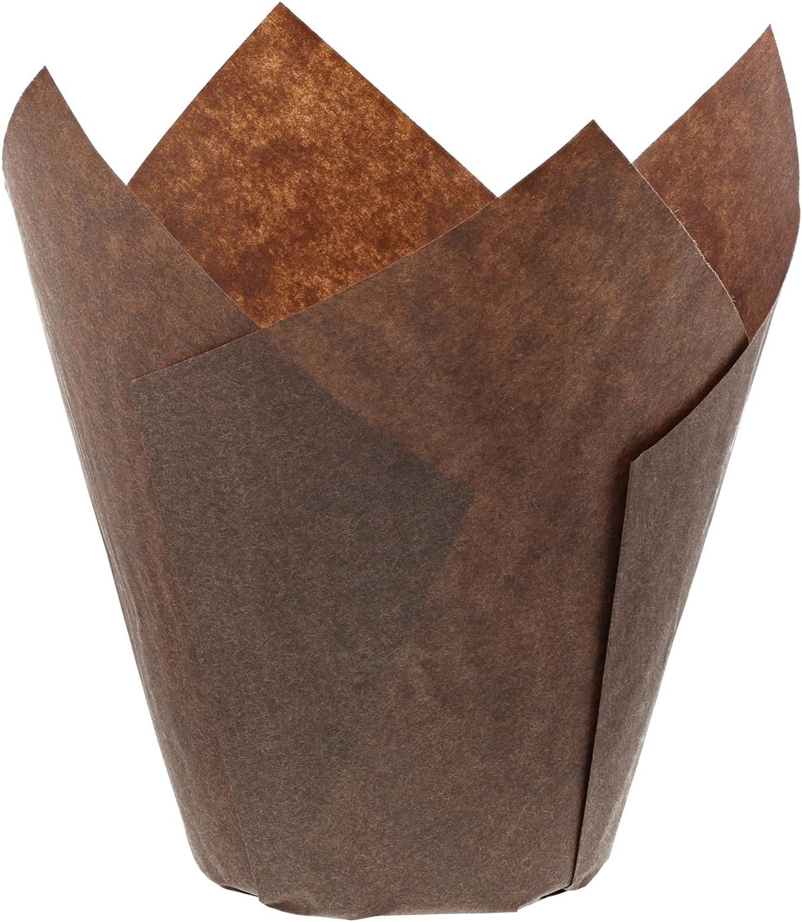 Royal Brown Tulip Style Baking Cups for Perfect Muffins