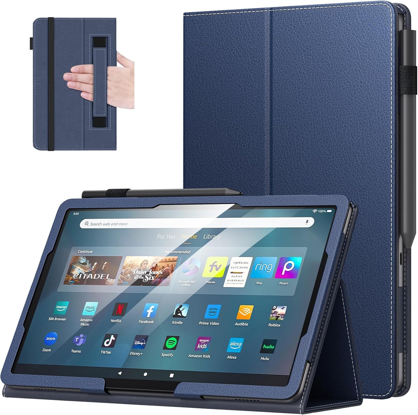 MoKo Slim Folding Stand Cover Case for Kindle Fire Max 11 Tablet