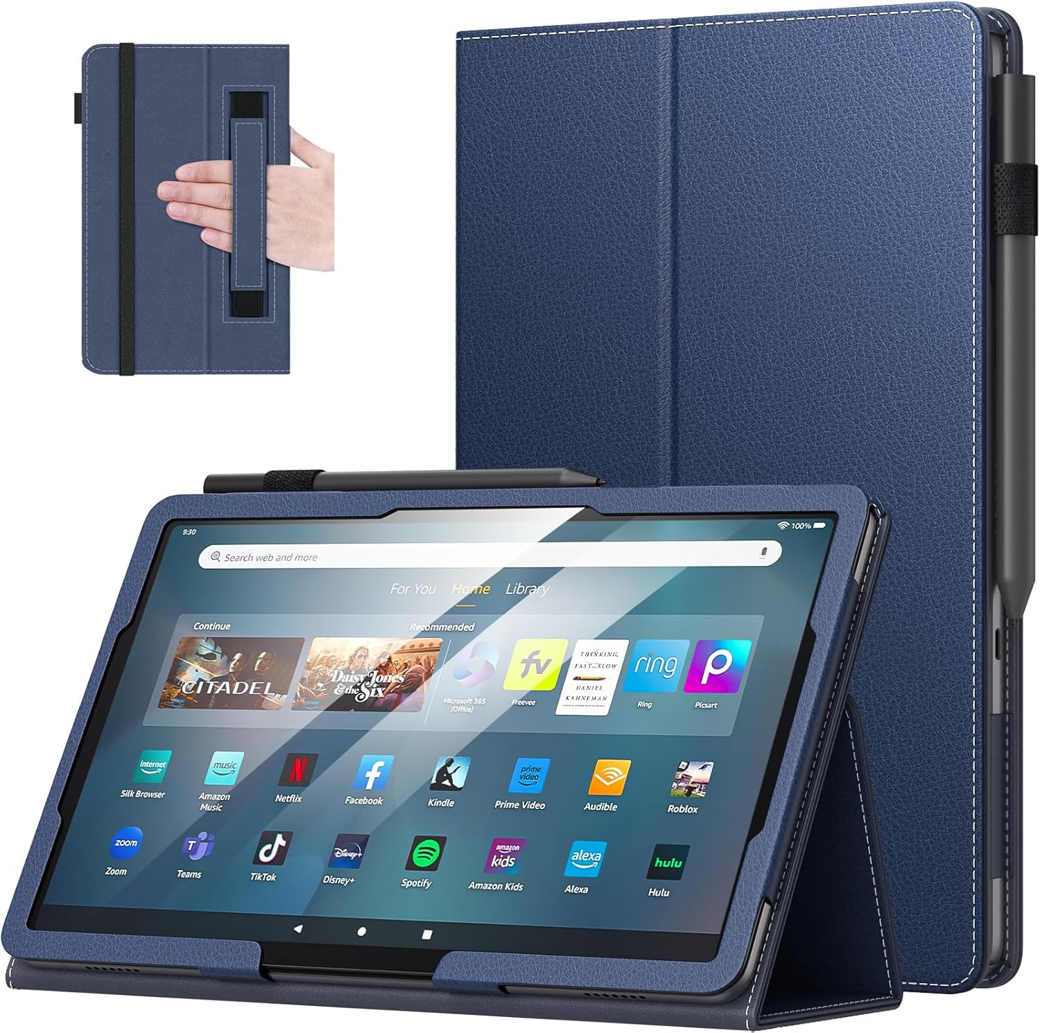 MoKo Slim Folding Stand Cover Case for Kindle Fire Max 11 Tablet