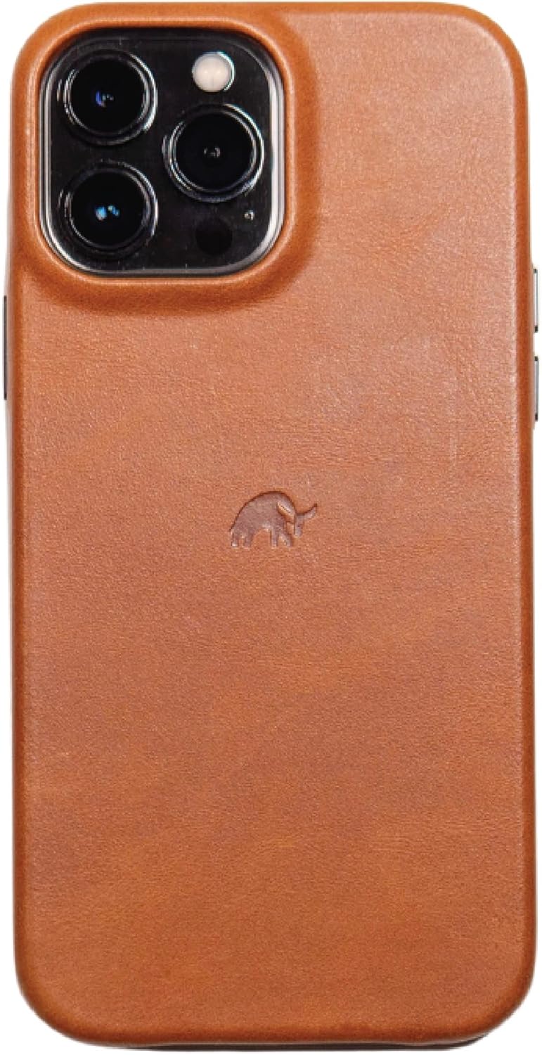 Premium Handcrafted Leather Case for iPhone 13 Pro - Sienna