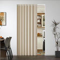 100% Blackout Magnetic Folding Door Curtain Accordion Style Closet
