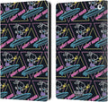 Peanuts Night Rider Snoopy Aloha Disco Leather Wallet Case - Fire HD