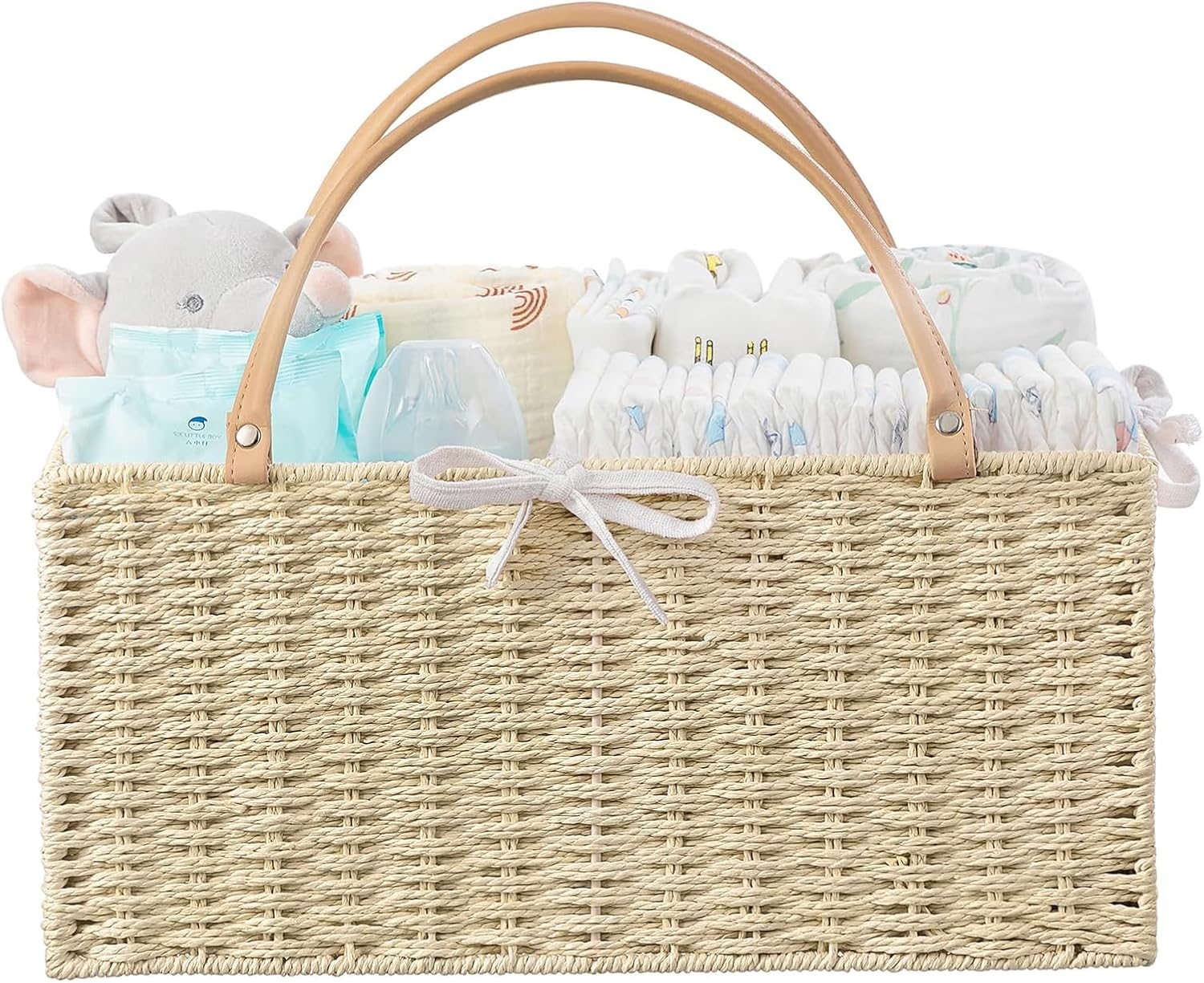 HBlife Large Baby Diaper Caddy Organizer for Newborn Essentials
