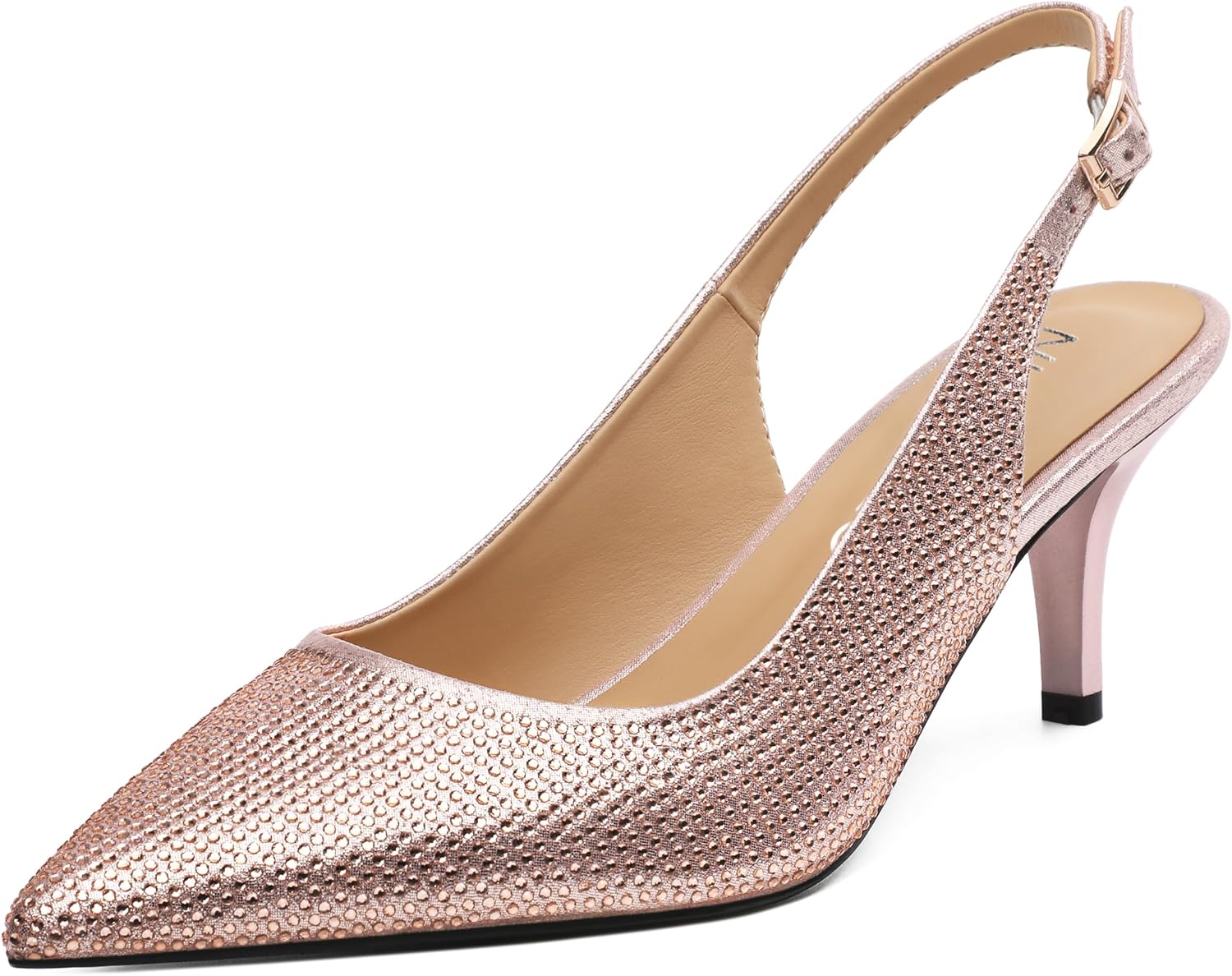 NUMALEO Slingback Heels for Women with Stylish Comfort