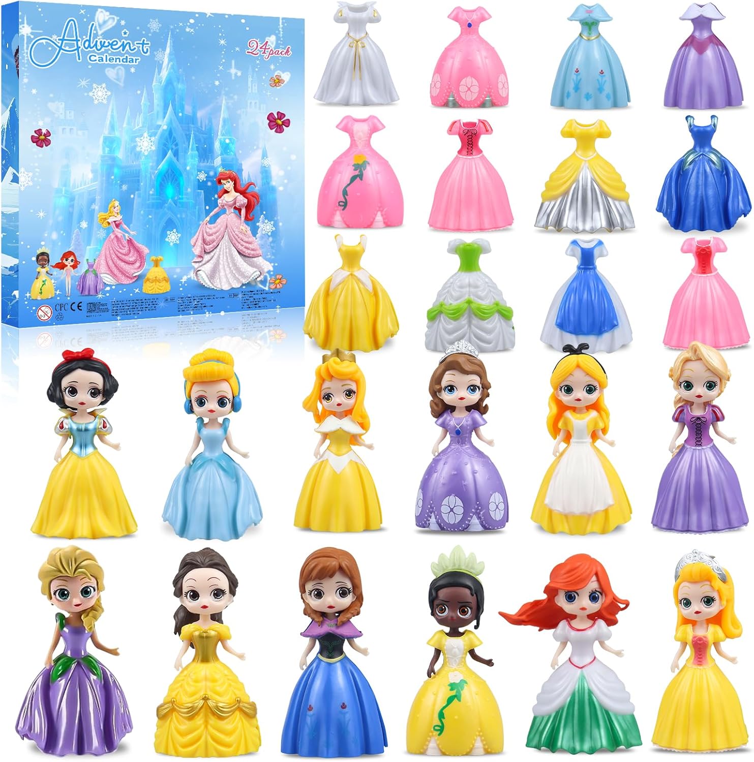 Princess Advent Calendar 2025 for Girls - Creative Xmas Countdown