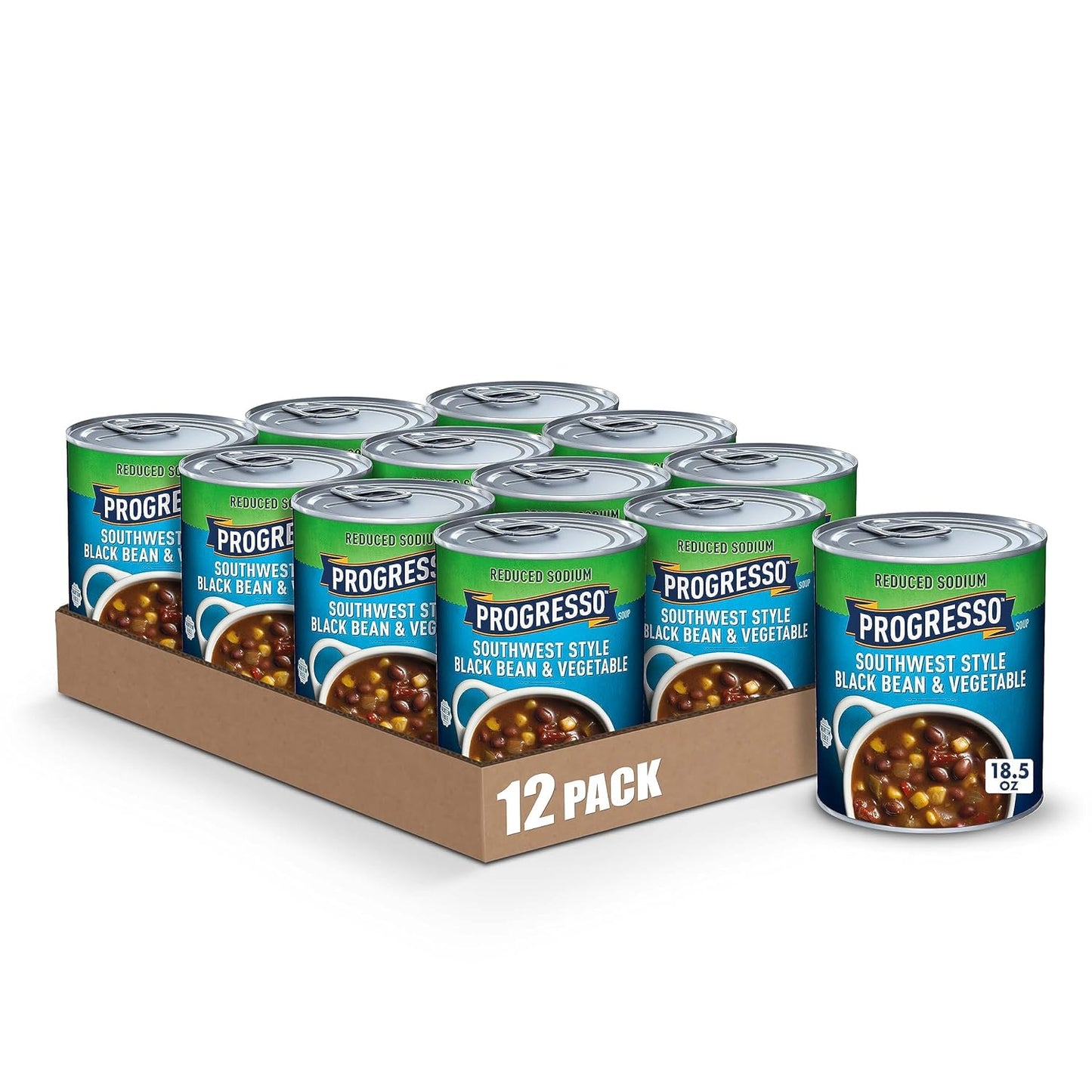 Progresso Reduced Sodium Southwest Style Black Bean Soup 12 Pack