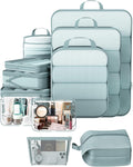 Compression Packing Cubes 11 Piece Set - Space Saving Travel Organizer