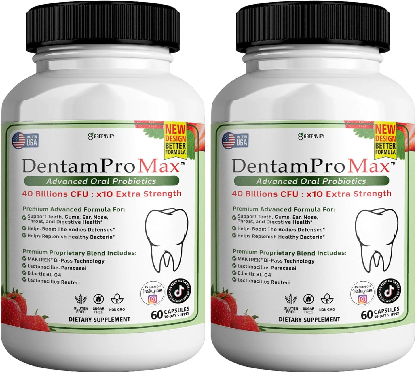 DentamPro Max Probiotics for Gums and Teeth Health Support