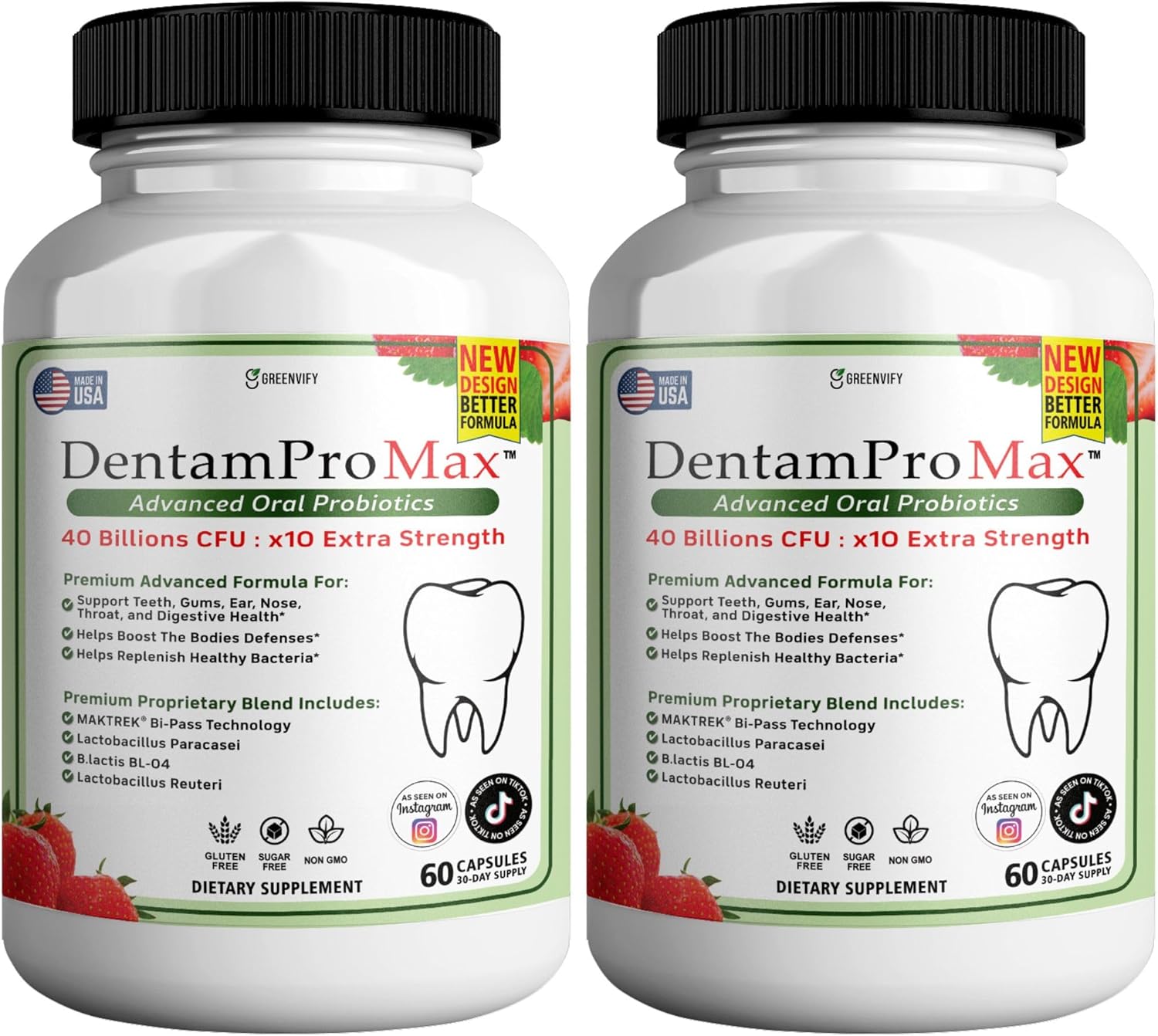 DentamPro Max Probiotics for Gums and Teeth Health Support