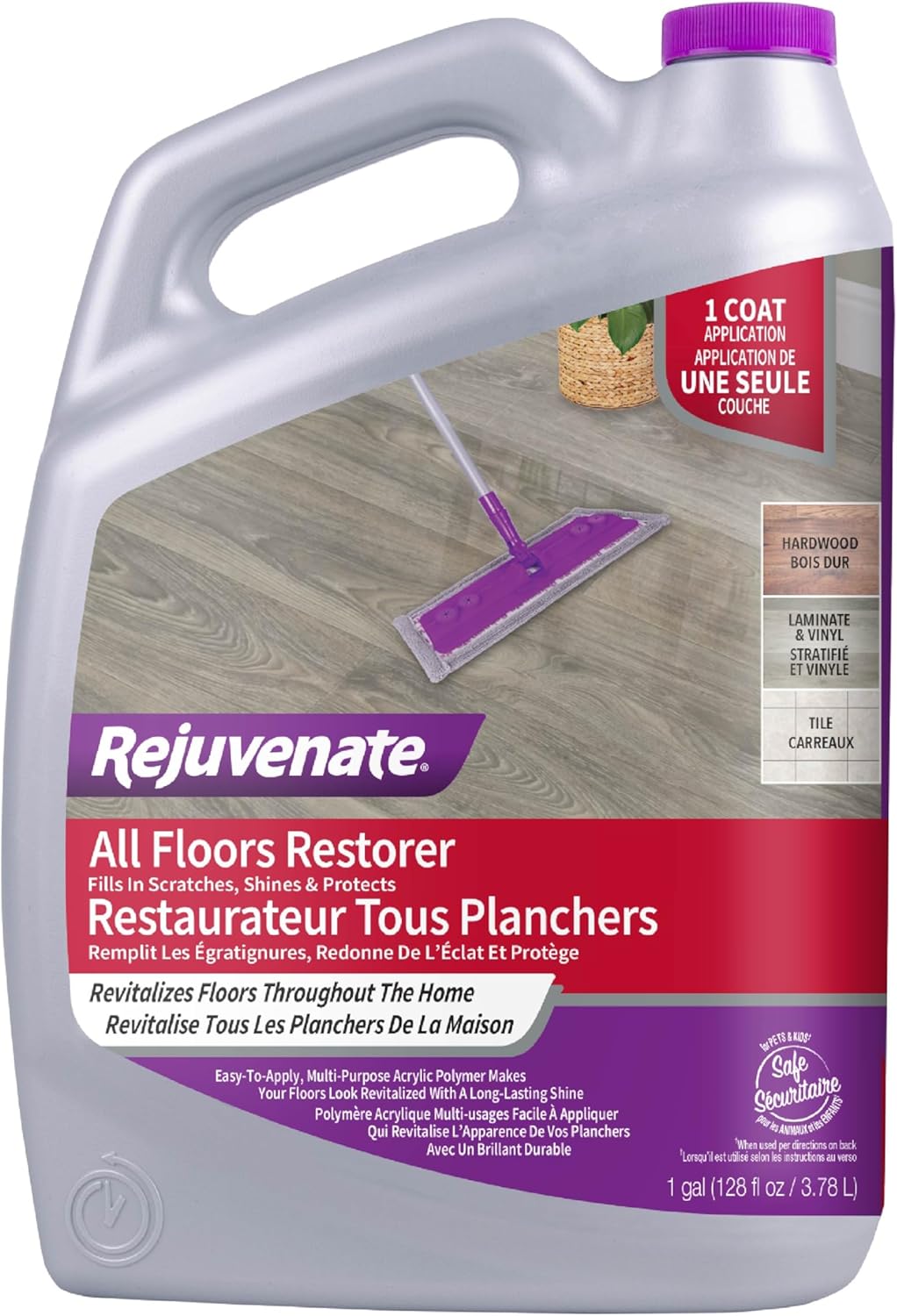 Rejuvenate All Floors Restorer for Hardwood, Laminate, Vinyl