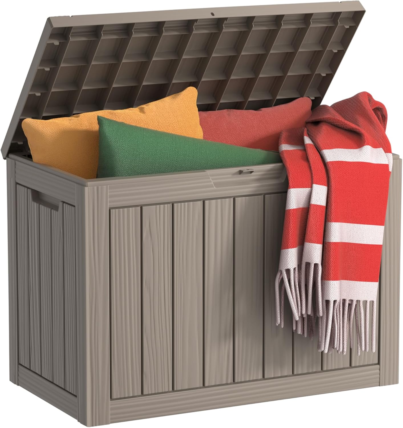 EasyUp 45 Gallon Outdoor Storage Box for Patio and Garden