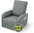Recliner Slipcover 3 Piece Stretch Jacquard - Fits X-Small Recliner