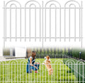 25 Panels Decorative Garden Fence 24 in H x 50 ft L - No Dig Dog