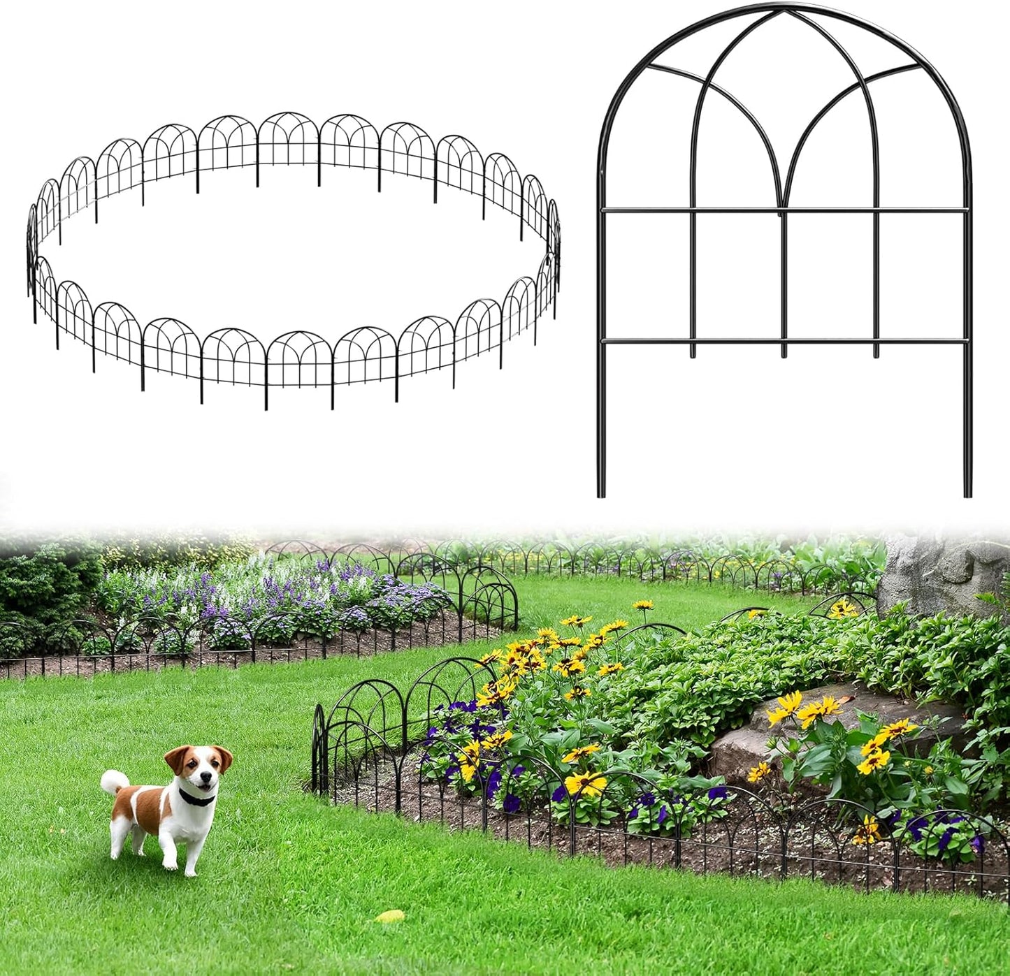 Small Garden Fence Animal Barrier for Decorative Yard Edging