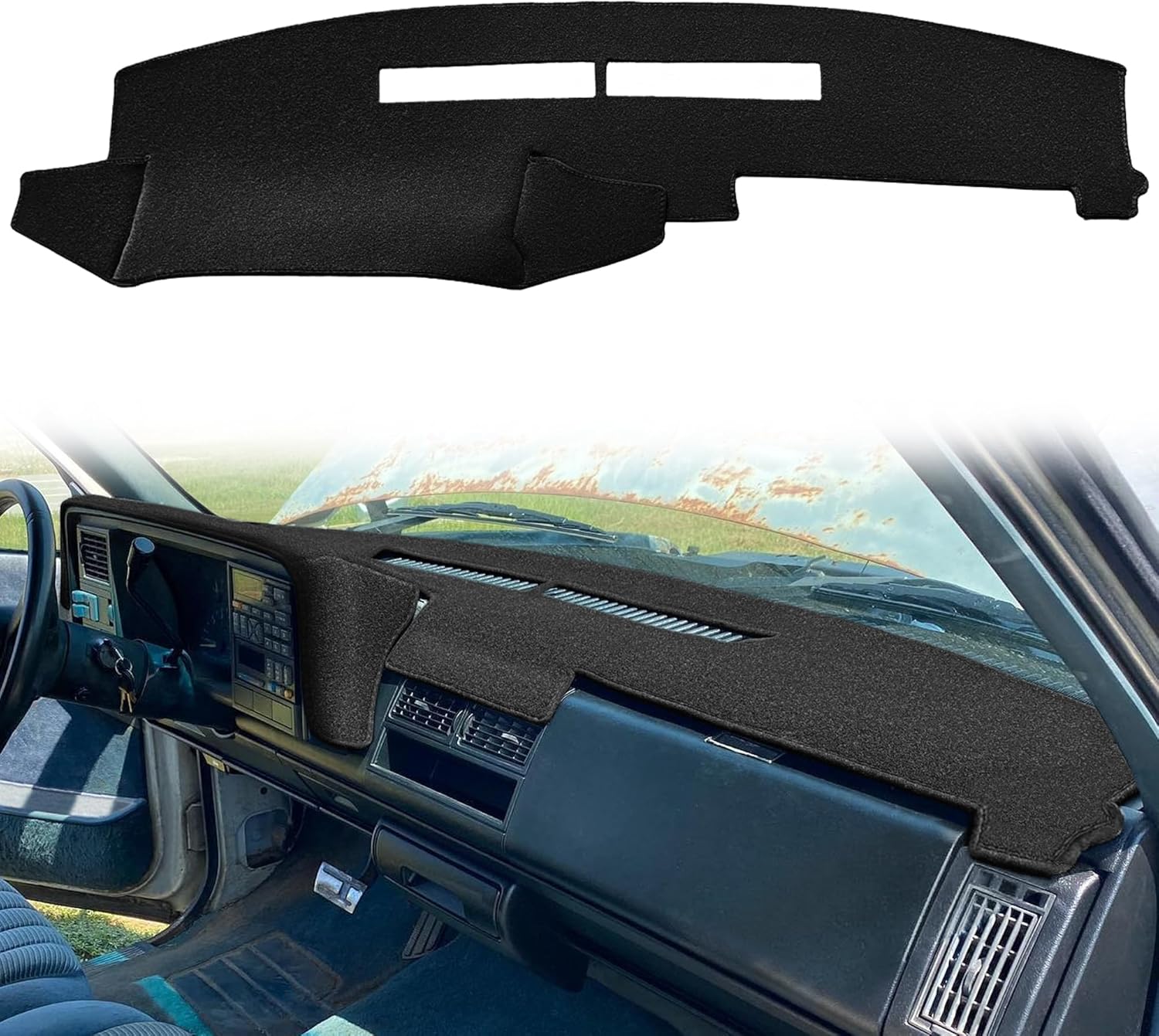Dash Cover Mat for Chevy Silverado GMC Sierra 1988-1994 Models
