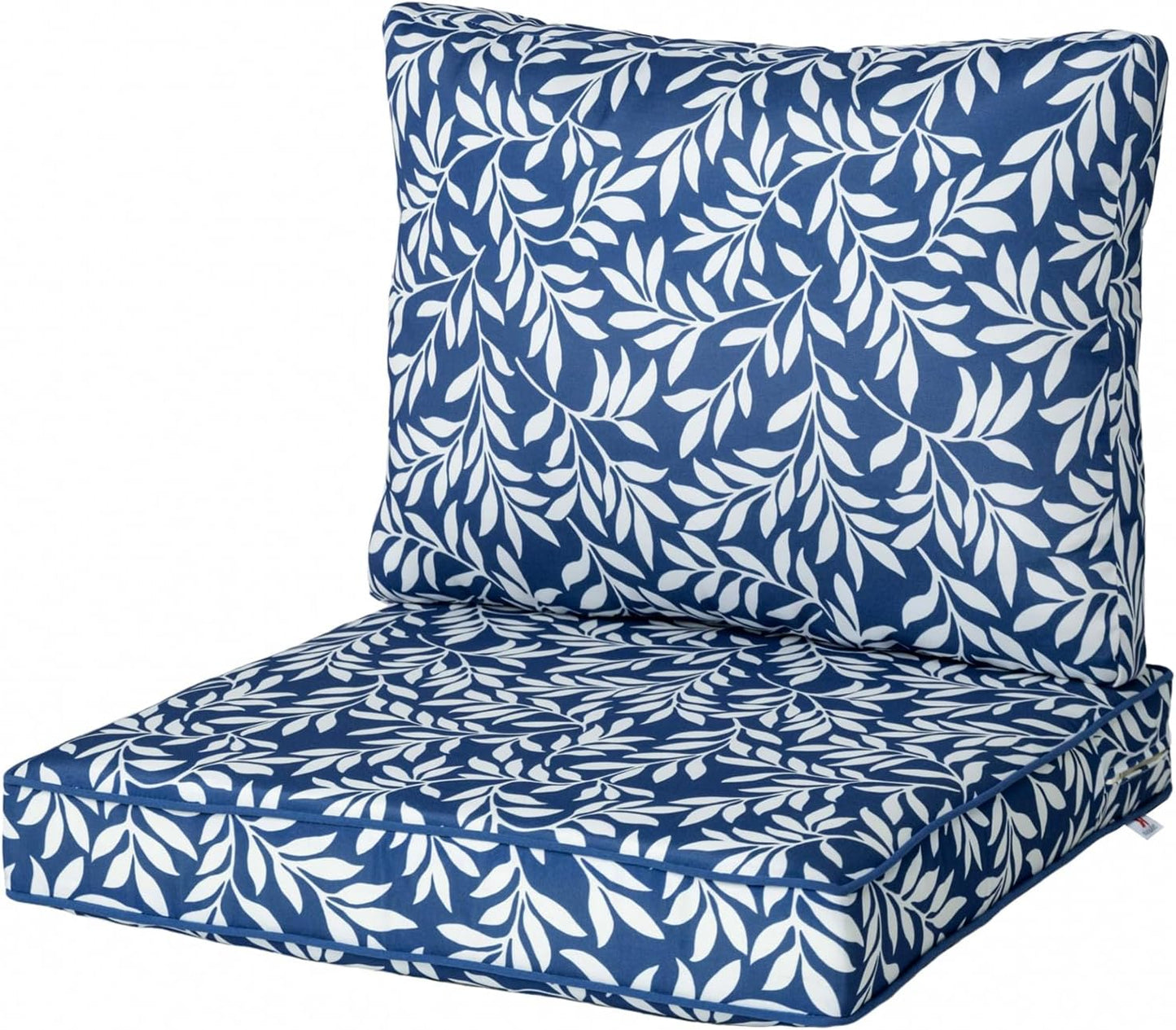 Outdoor Seat/Back Deep Chair Cushion Set for Patio Furniture