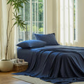 DOZ Sheet Set Twin Sapphire - 100% Viscose Bamboo Cooling Sheets