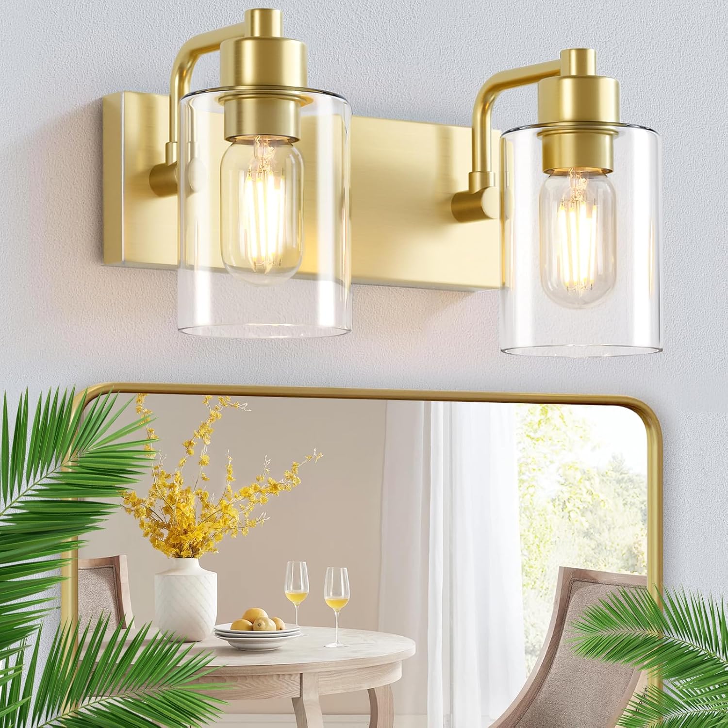 Gold Bathroom Light Fixtures for Modern Home Decor and Style