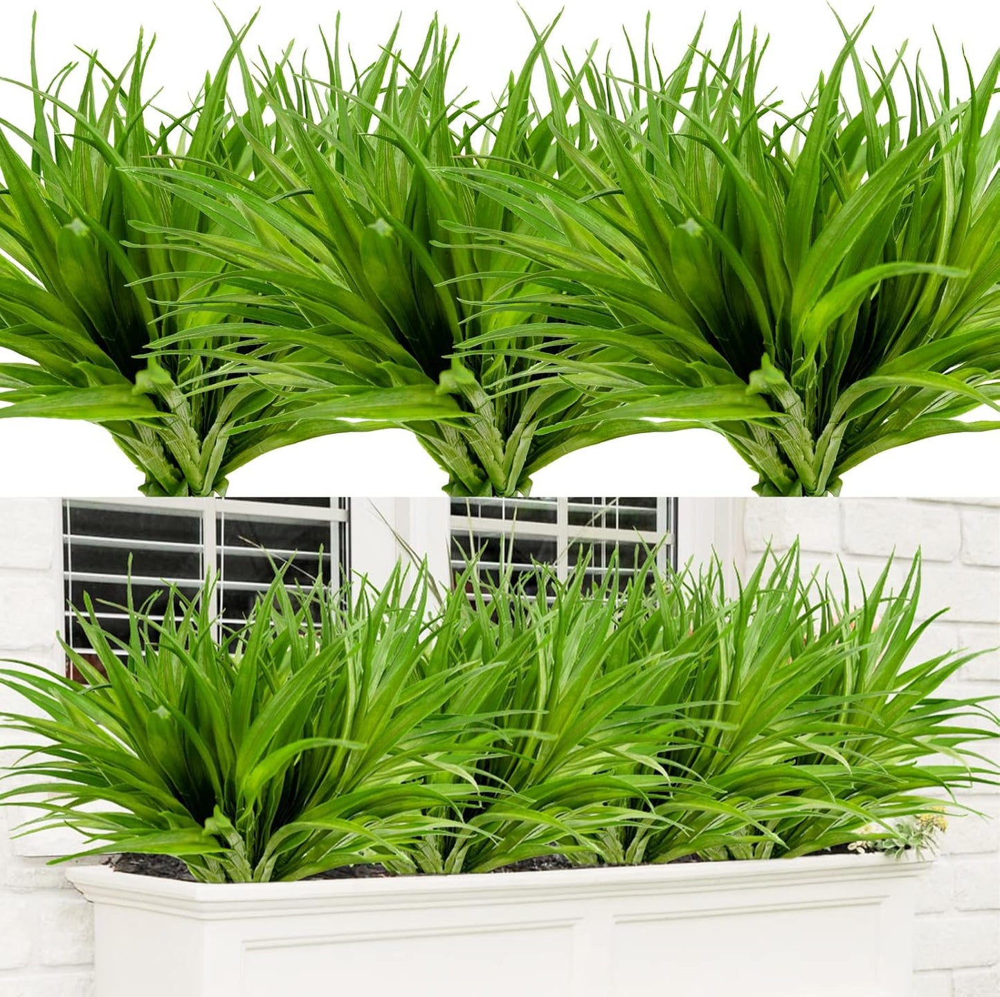 24Pcs Artificial Grass Plant for Home Decor and Garden Use