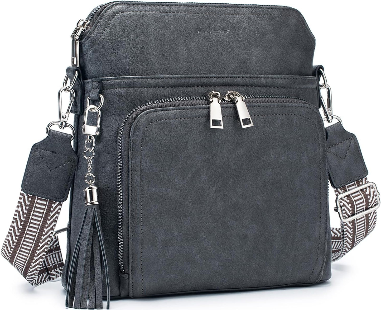 Vegan Leather Crossbody Purse for Women with Stylish Design