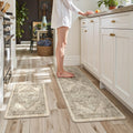 Kitchen Mat Cushioned Anti Fatigue Rugs Set of 2 - Comfort