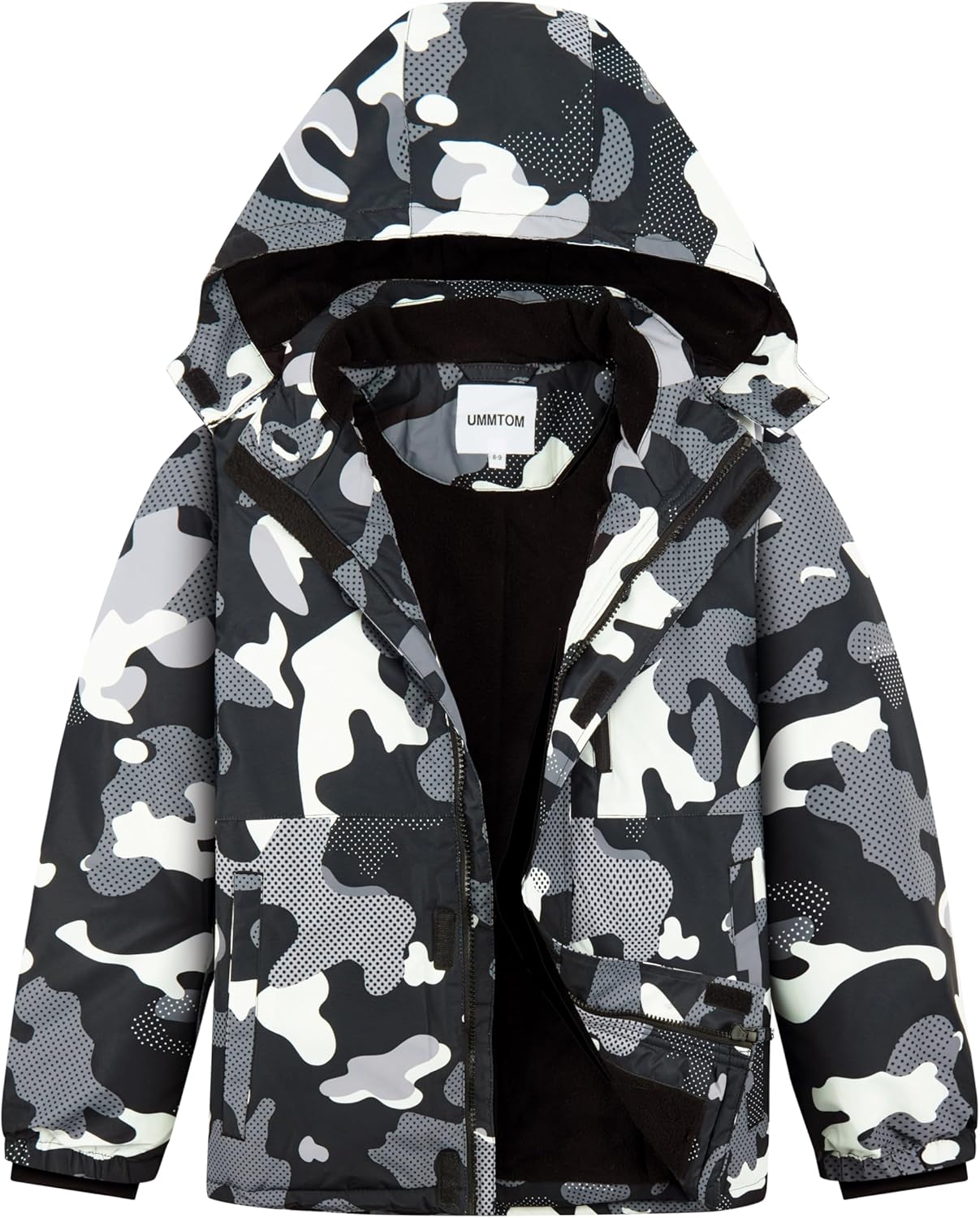 Boys Waterproof Ski Jacket for Warm Winter Activities and Fun
