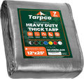 Tarpco Safety Heavy Duty 7 Mil Tarp Cover 12 x 25 - Weatherproof
