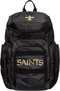 FOCO New Orleans Saints NFL Carrier Backpack - Roomy Travel Pack