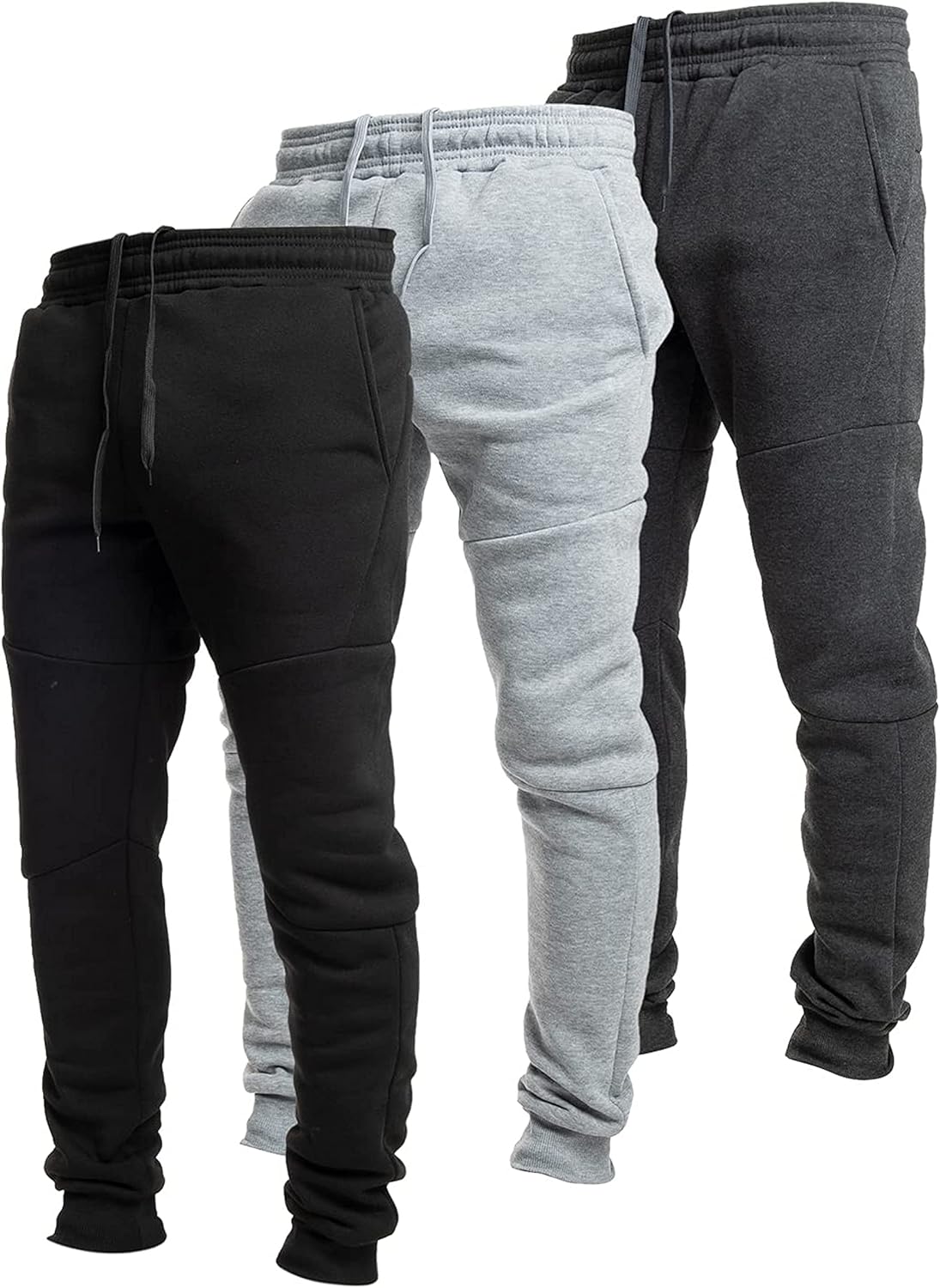 Ultra Performance Fleece Active Tech Joggers for Men - 3 Pack