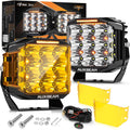 7 in LED Pod Lights V-MAX Series - 228W 26100LM Offroad Combo