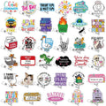 Geyoga Funny Badge Reel 36 Pcs Cute Nurse ID Clip Set