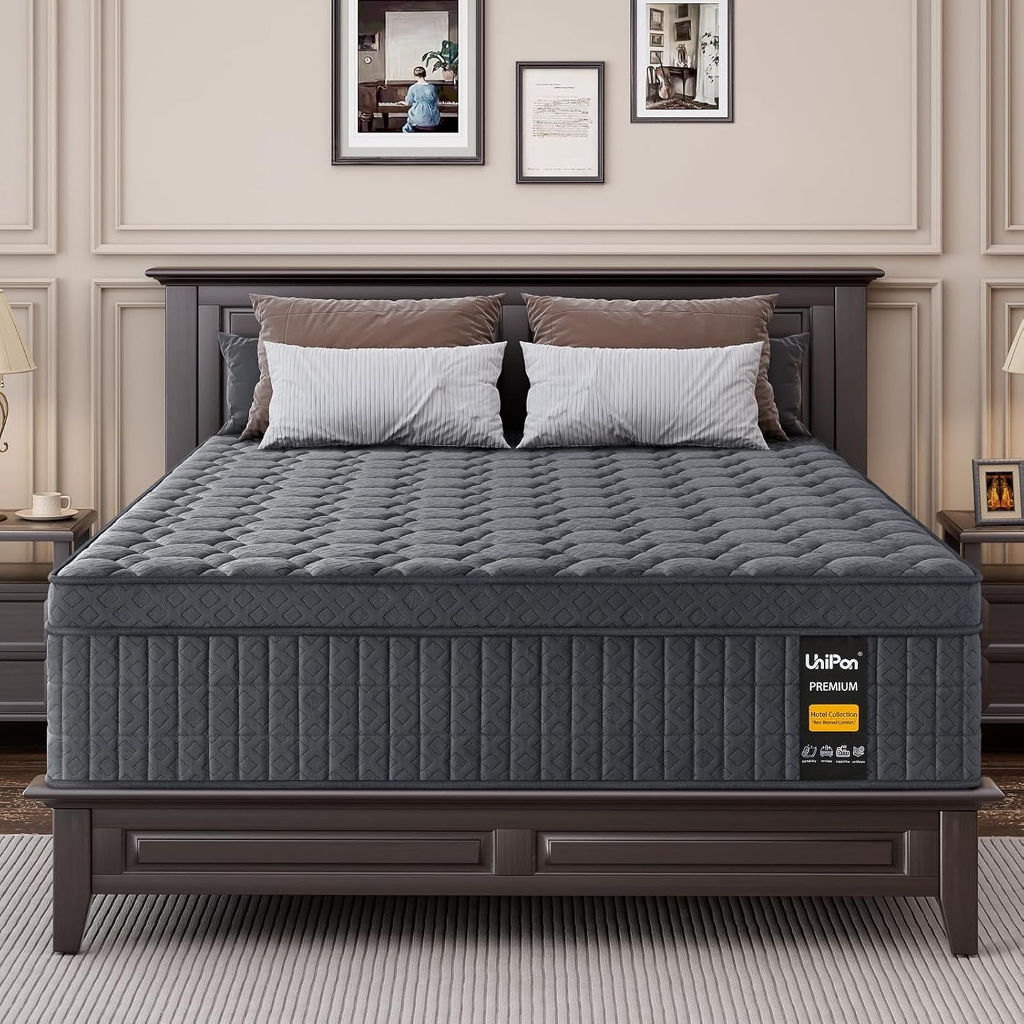 Full Mattress 10 Inch with Extra Back Support and Motion Isolation