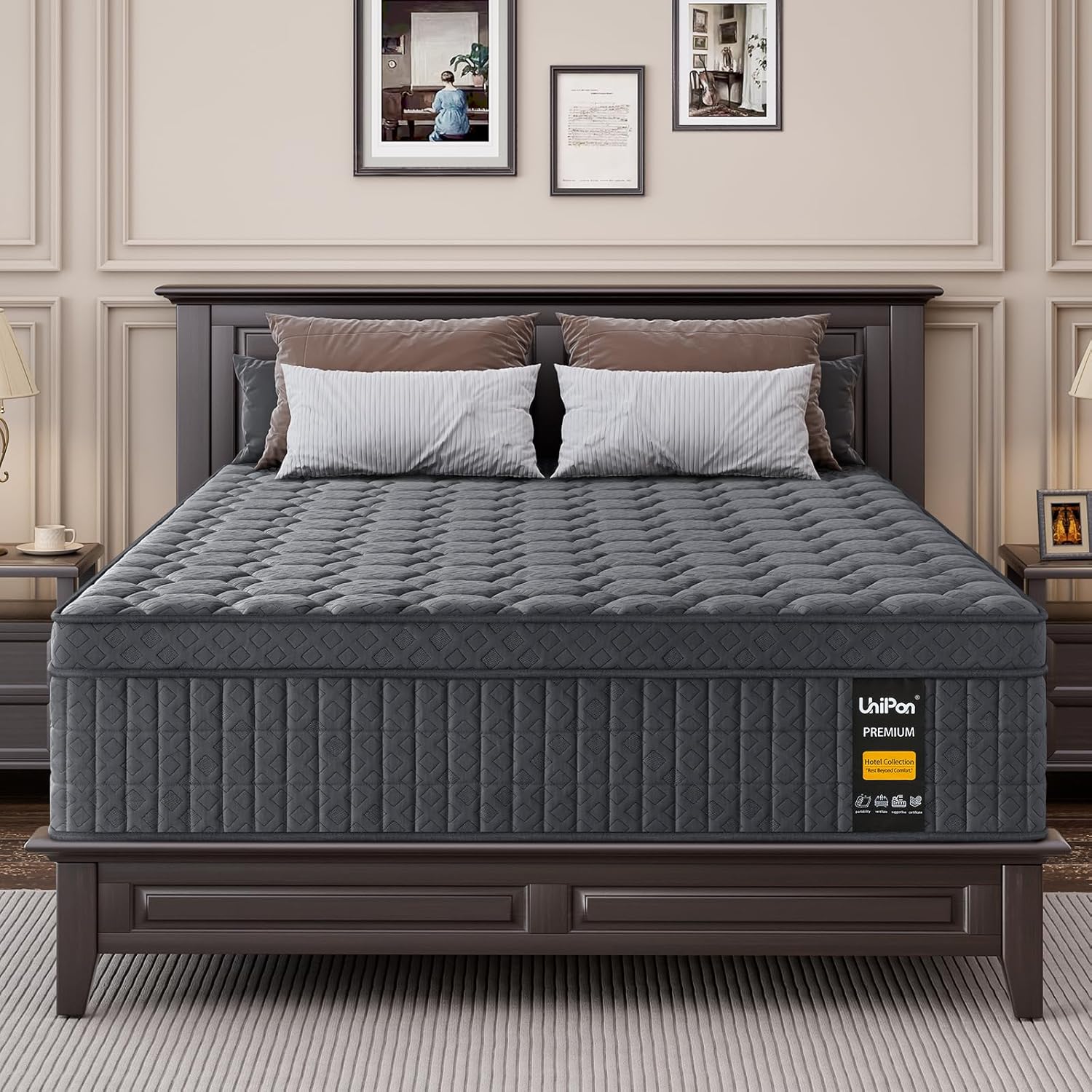 Full Mattress 10 Inch with Extra Back Support and Motion Isolation