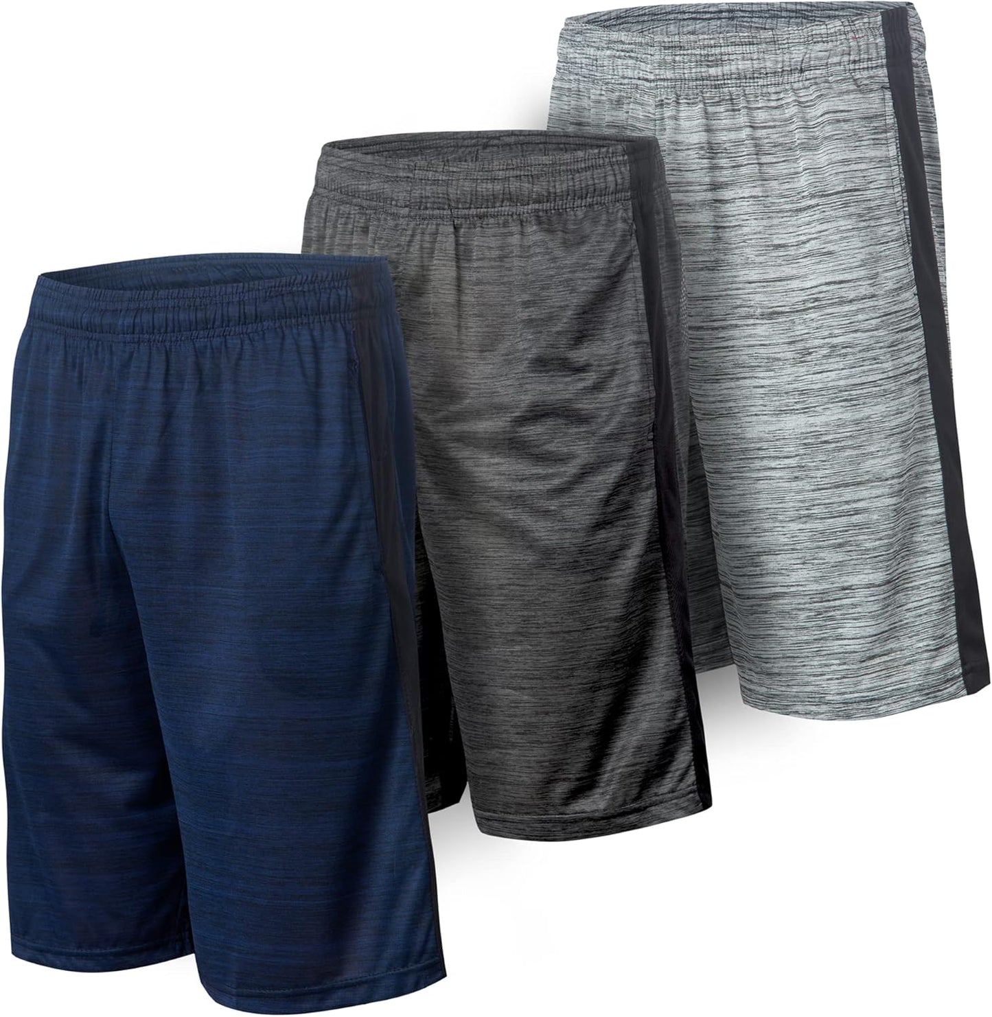Men's Dry-Fit Sweat Resistant Athletic Performance Shorts