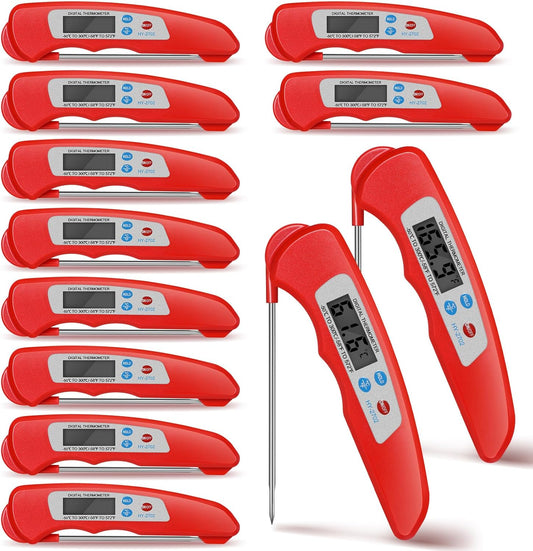 Xuhal 12 Pcs Digital Meat Thermometer for Kitchen Grilling