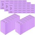 Kosiz 2000 Sheets Raffle Ticket 25 Bid Purple - Bulk Event Supply