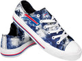 FOCO Womens Dallas Cowboys Glitter Canvas Sneakers - Fan Fashion Team