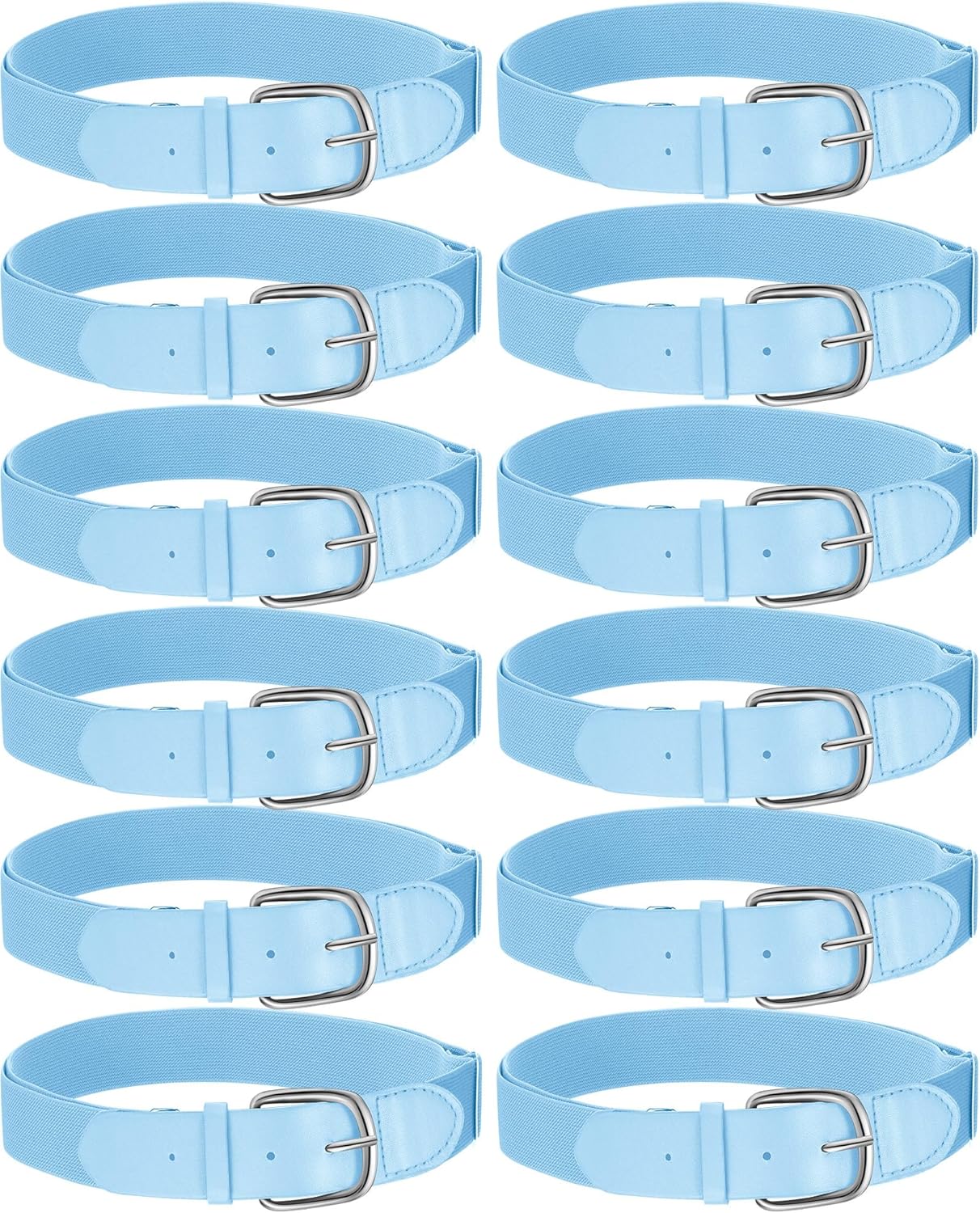 Hercicy 12 Pcs Baseball Belts for Adult and Youth Adjustable