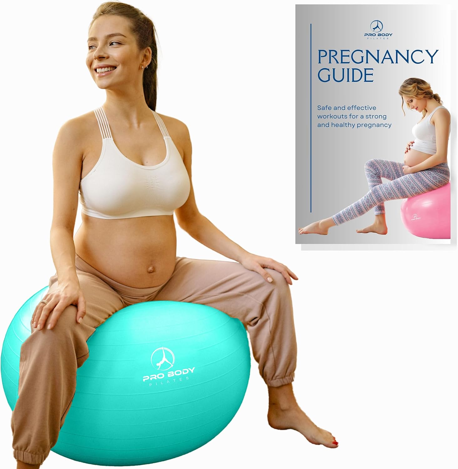 ProBody Pilates Pregnancy Ball for Prenatal and Postnatal Exercise