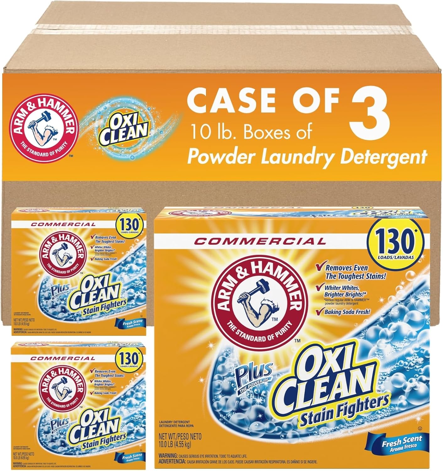 Arm & Hammer Powder Laundry Detergent with OxiClean Fresh Scent