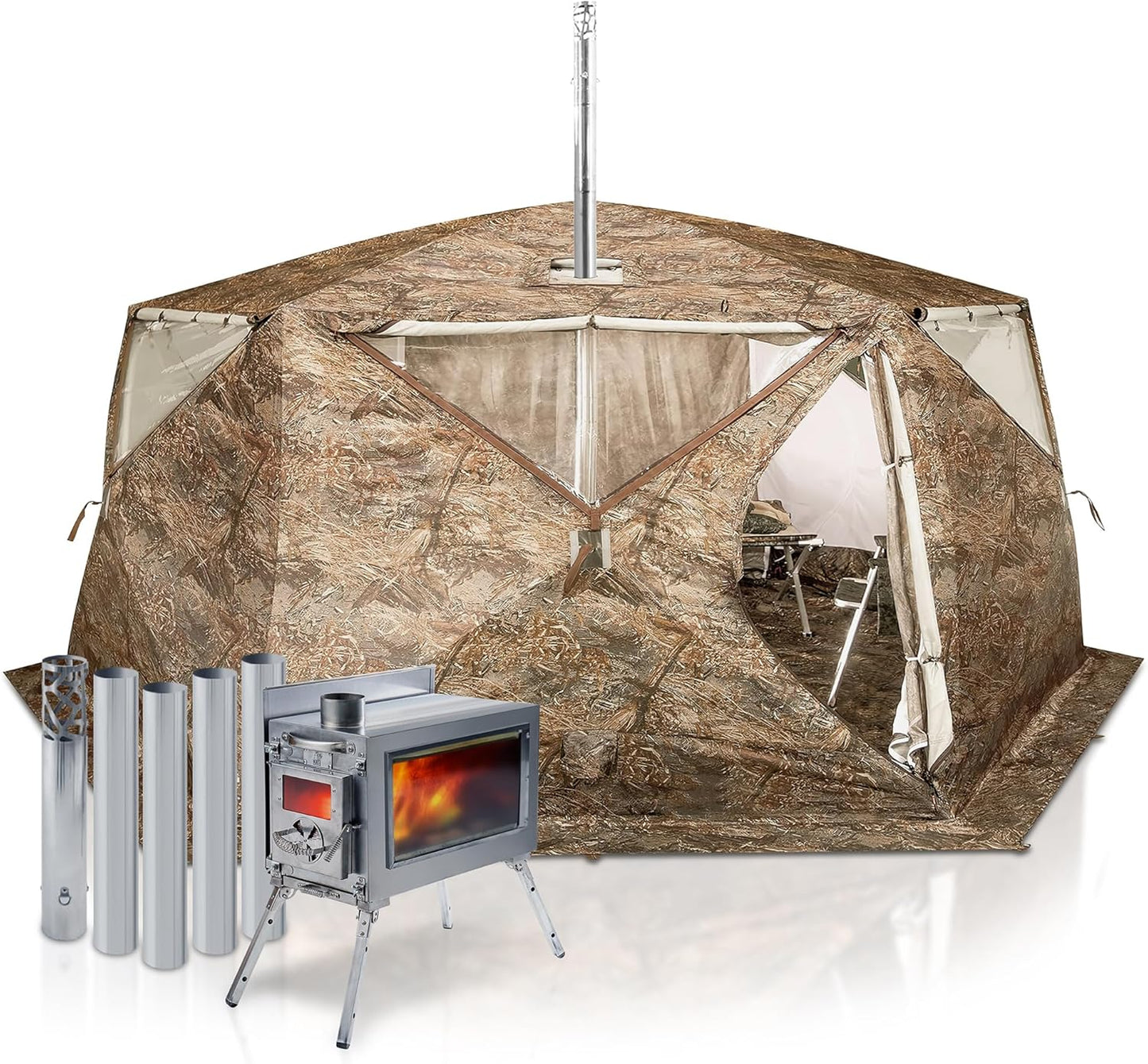 Russian-Bear 4 Season Hot Tent - Cold Weather Camping