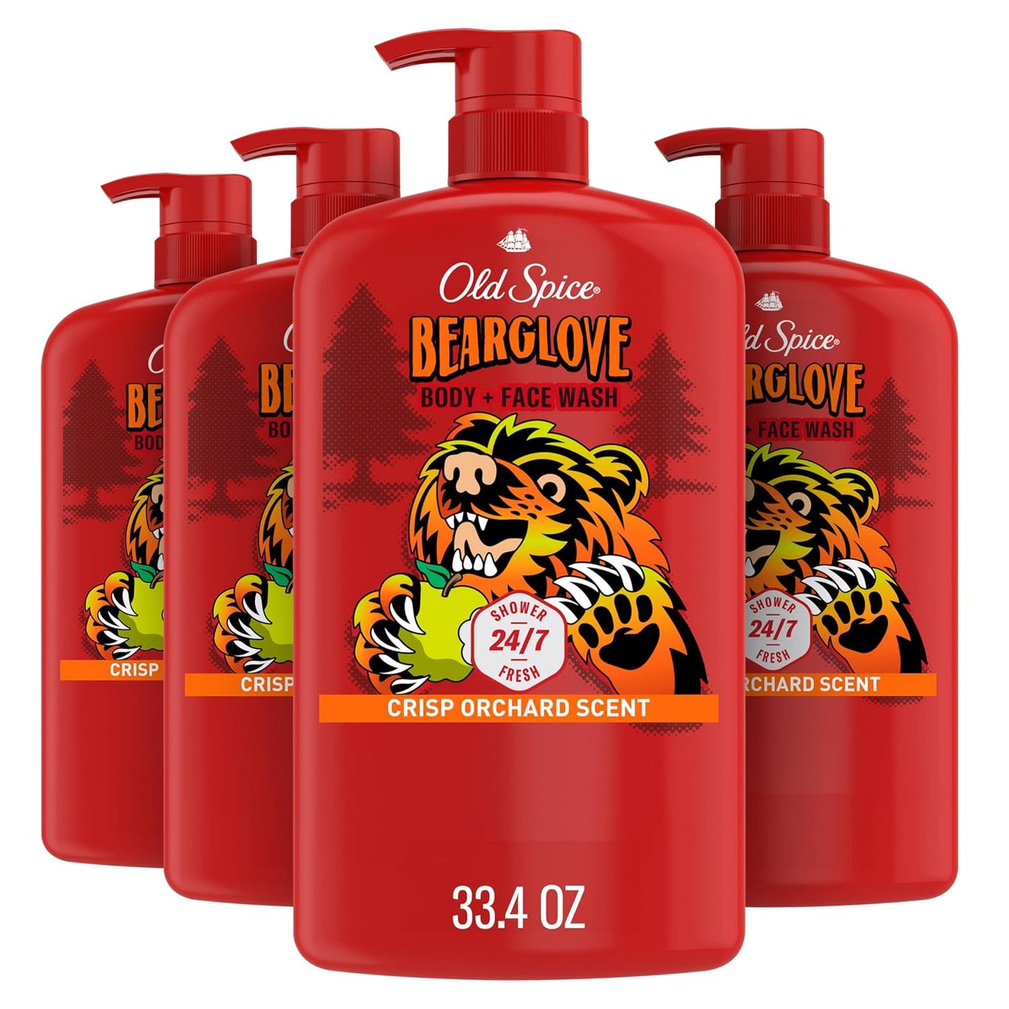 Old Spice Cleansing Body Wash for Men with Bearglove Scent